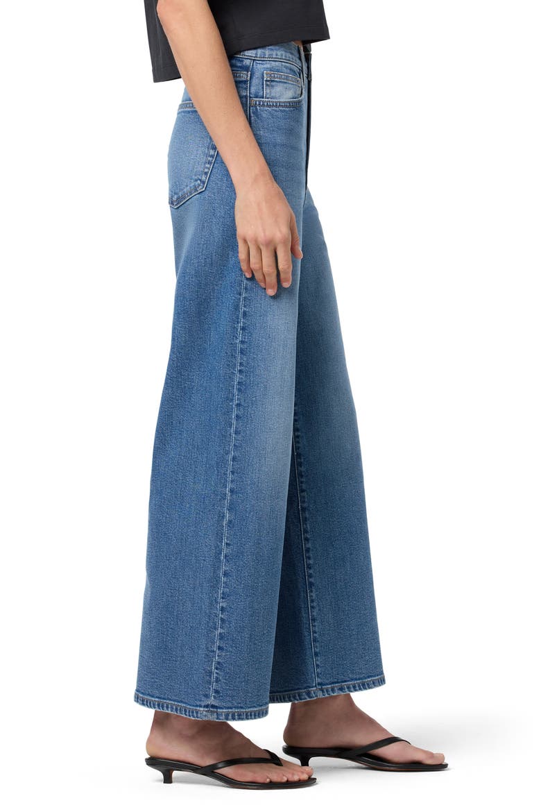 High Waist Ankle Wide Leg Jeans, Alternate, color, TOPANGA