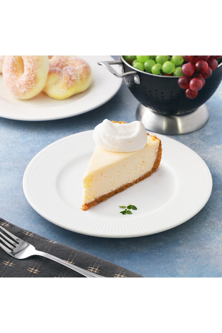 Gretel 6 Piece Round Stoneware Dinner Plate Set White, Alternate, color, White