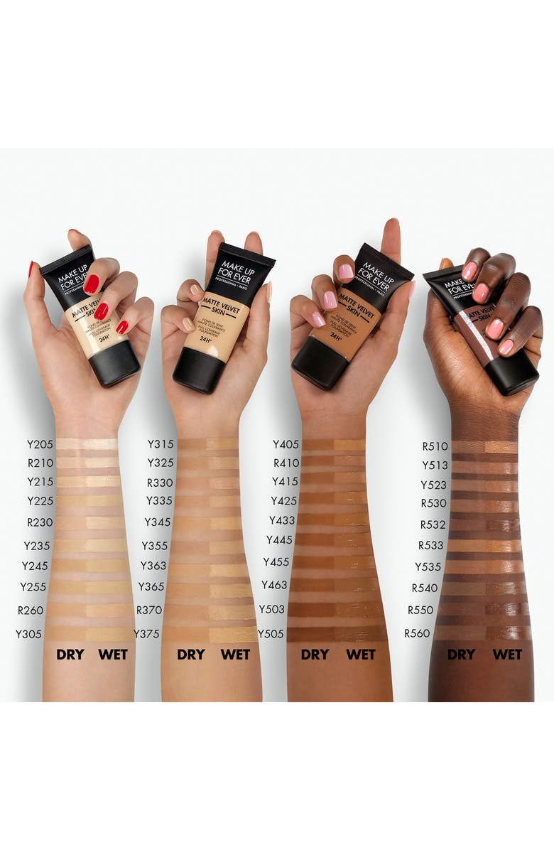 Make Up For Ever Matte Velvet Skin Full Coverage Foundation, Alternate, color, Y463-Nut