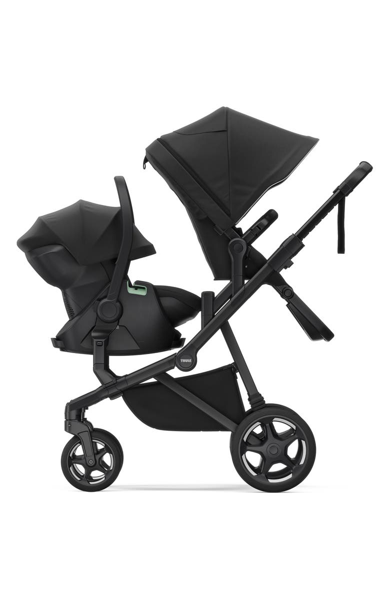 Thule Sibling Seat Attachment for Sleek 2 Stroller, Alternate, color, Black