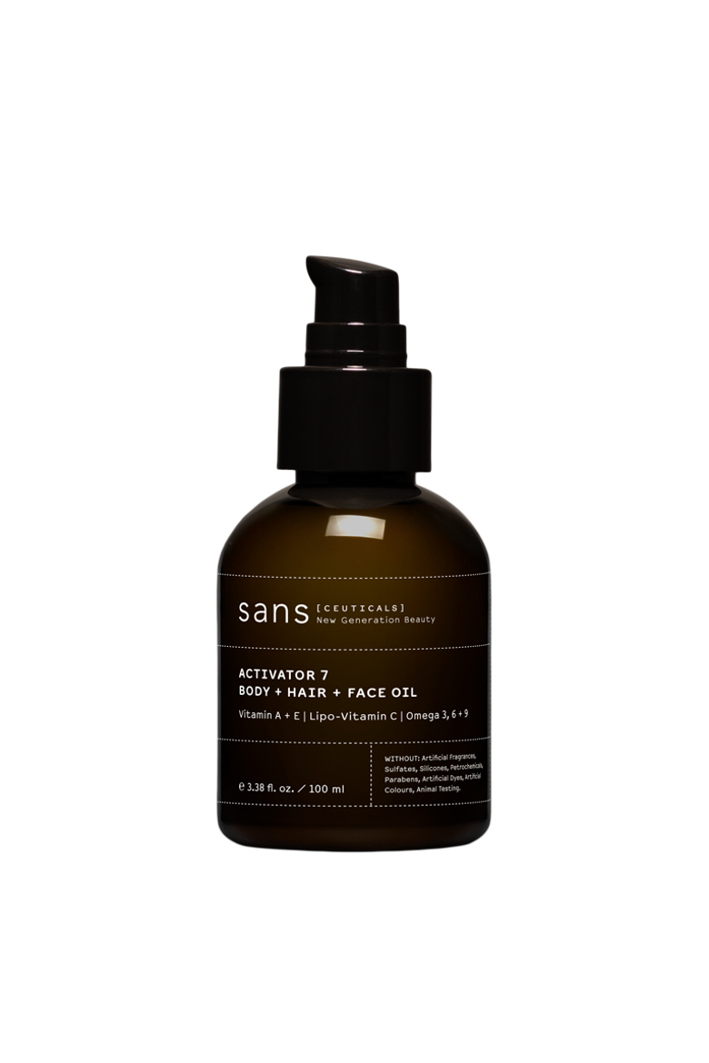Activator 7 Body + Hair + Face Oil, Main, color, Black - 100ml
