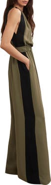 Reiss Inez Drawstring Waist Wide Leg Jumpsuit