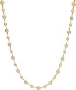 BY ADINA EDEN CZ Multi Graduated Tennis Chain Necklace