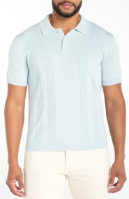 Liverpool Los Angeles Rib Cotton Polo Sweater