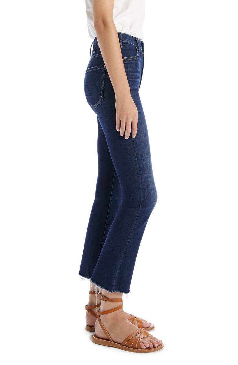 MOTHER The Hustler Fray Ankle Bootcut Jeans, Alternate, color, Teaming Up