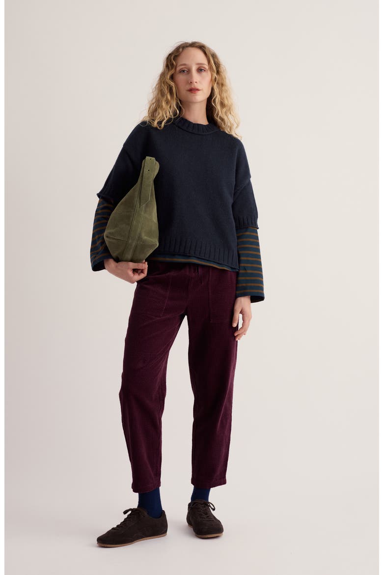 Sholl Corduroy Pants, Alternate, color, DARK HELLEBORE
