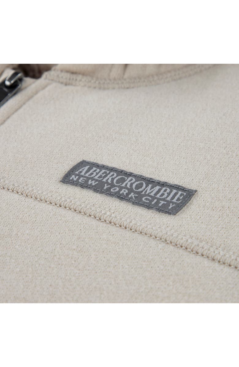 abercrombie kids Kids
 Faux Fur Lined Full Zip Hoodie, Alternate, color, Pumice Stone
