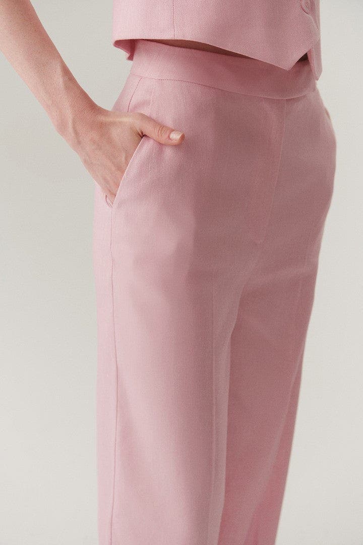 Nevaeh Fit Linen Trousers - image 2