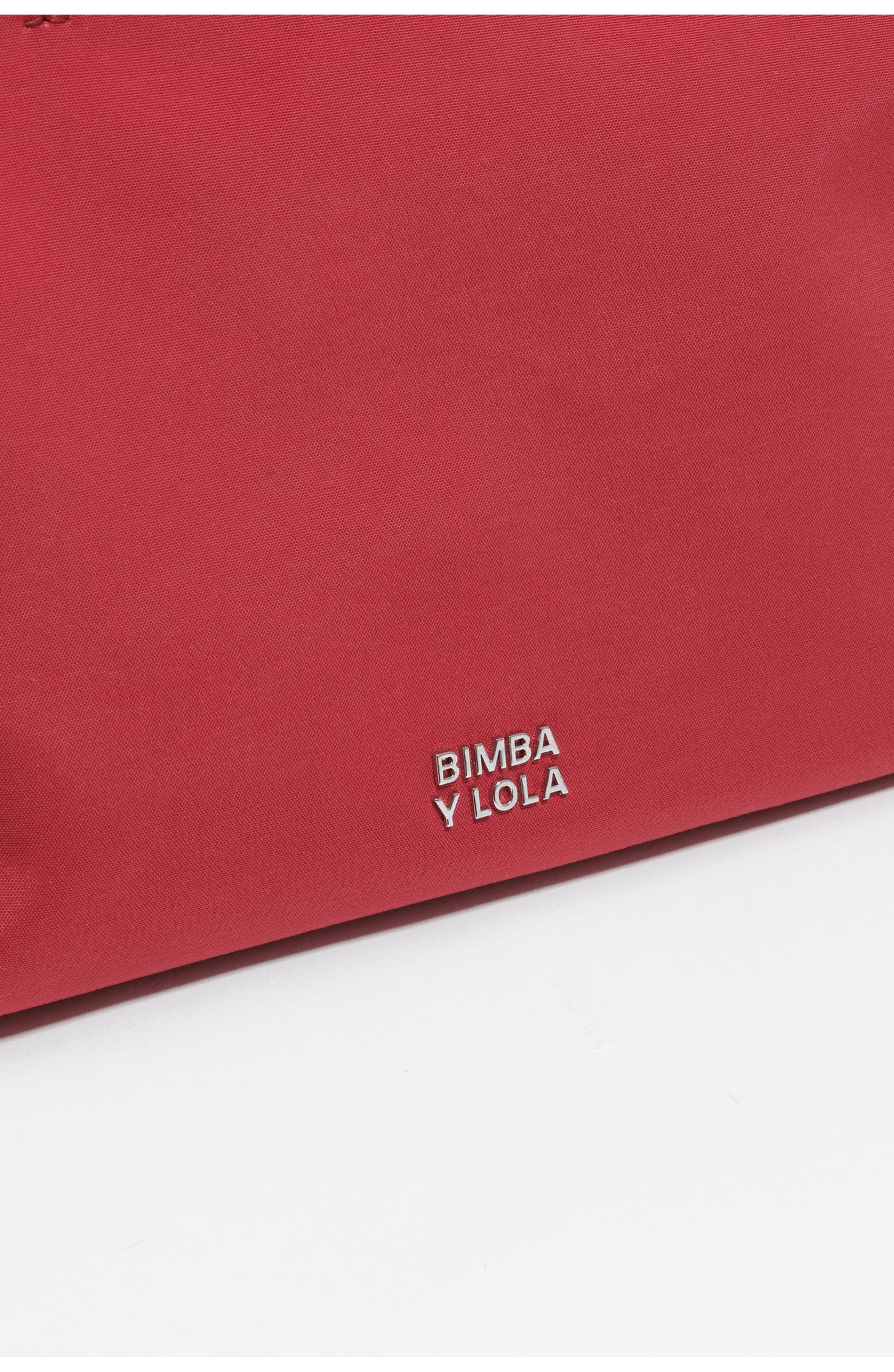 Bimba y Lola Small Nylon Chihuahua Shopper Bag, Alternate, color, Dark Red