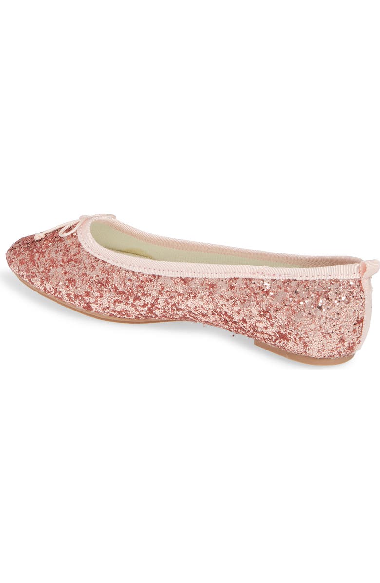 crewcuts by J.Crew Glitter Ballet Flat, Alternate, color,