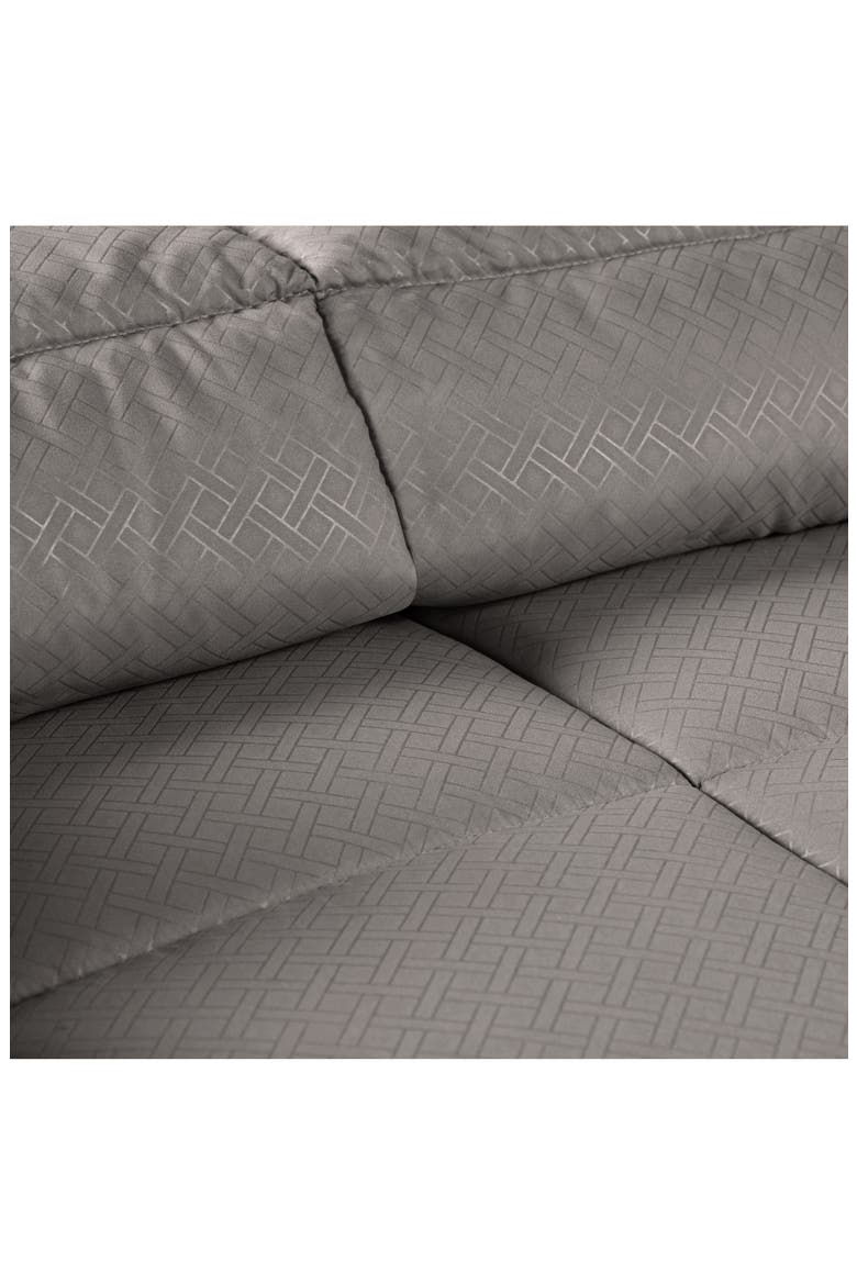Reversible Down Alternative Comforter, Alternate, color, CHARCOAL