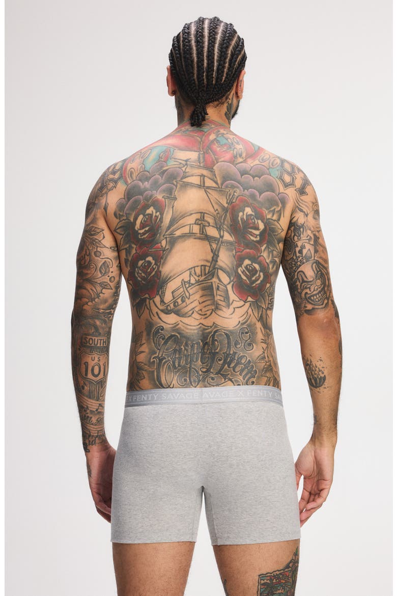Savage Classics 3-Pack Boxer Briefs, Alternate, color, CHARCOAL HEATHER/GREY HEATHER