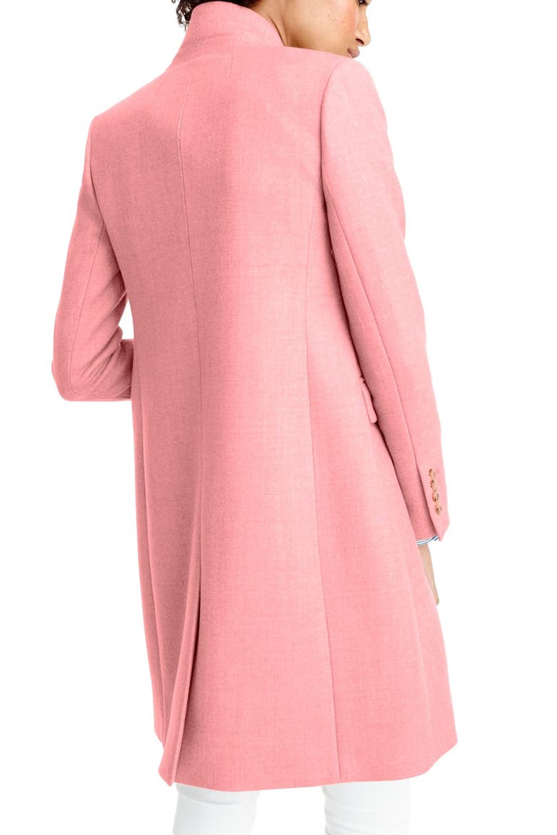 J.Crew 'Regent' Wool Long Topcoat, Alternate, color, HEATHER SORBET