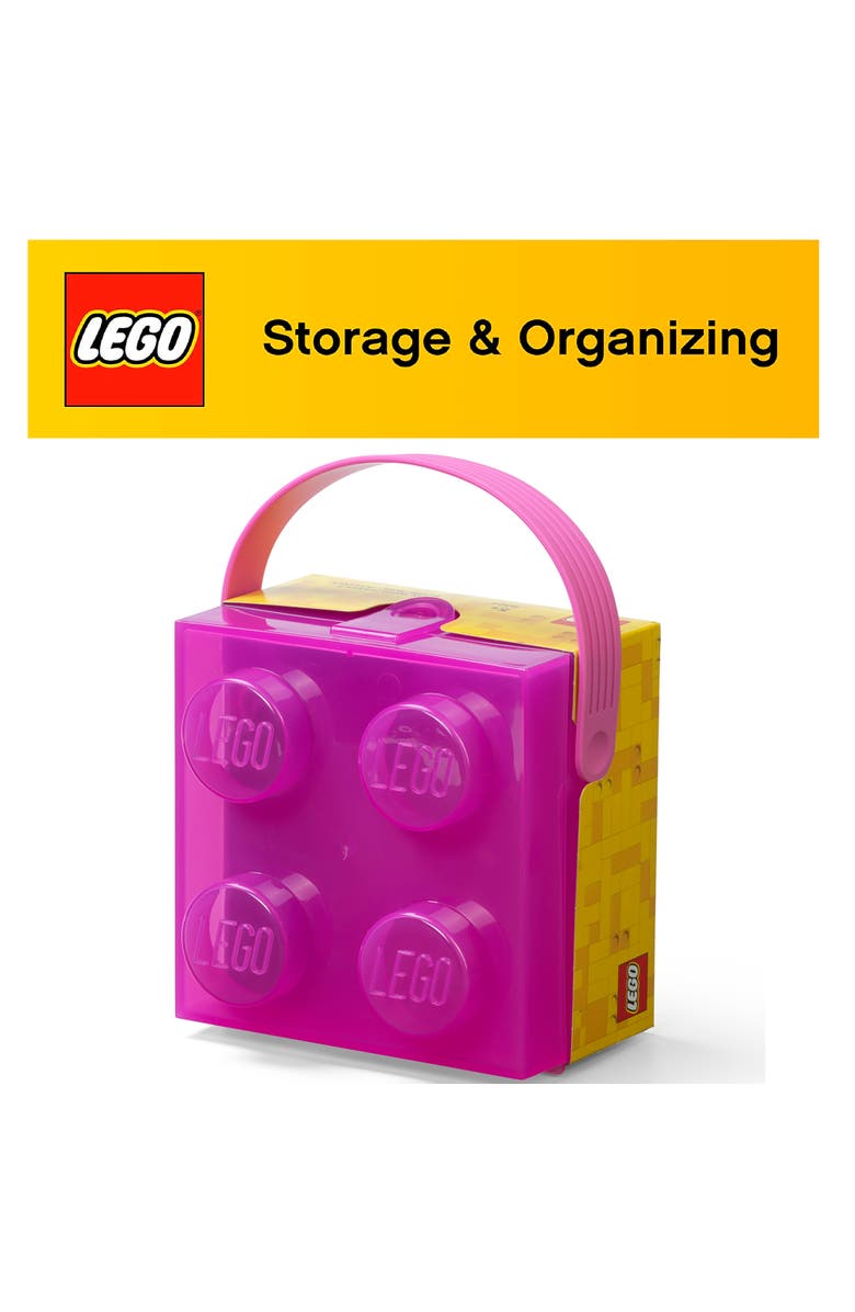 LEGO Storage Case/Lunch Box, Alternate, color, Purple