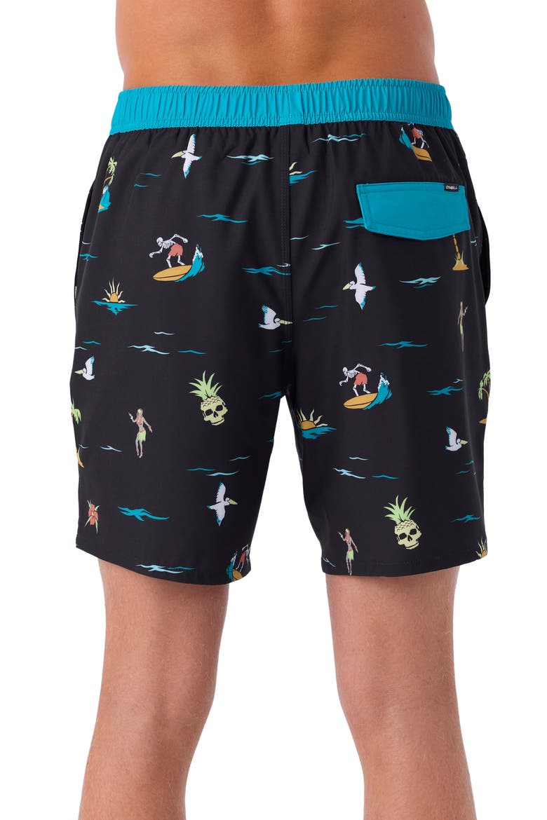 Hermosa Swim Trunks, Alternate, color, BLACK 4