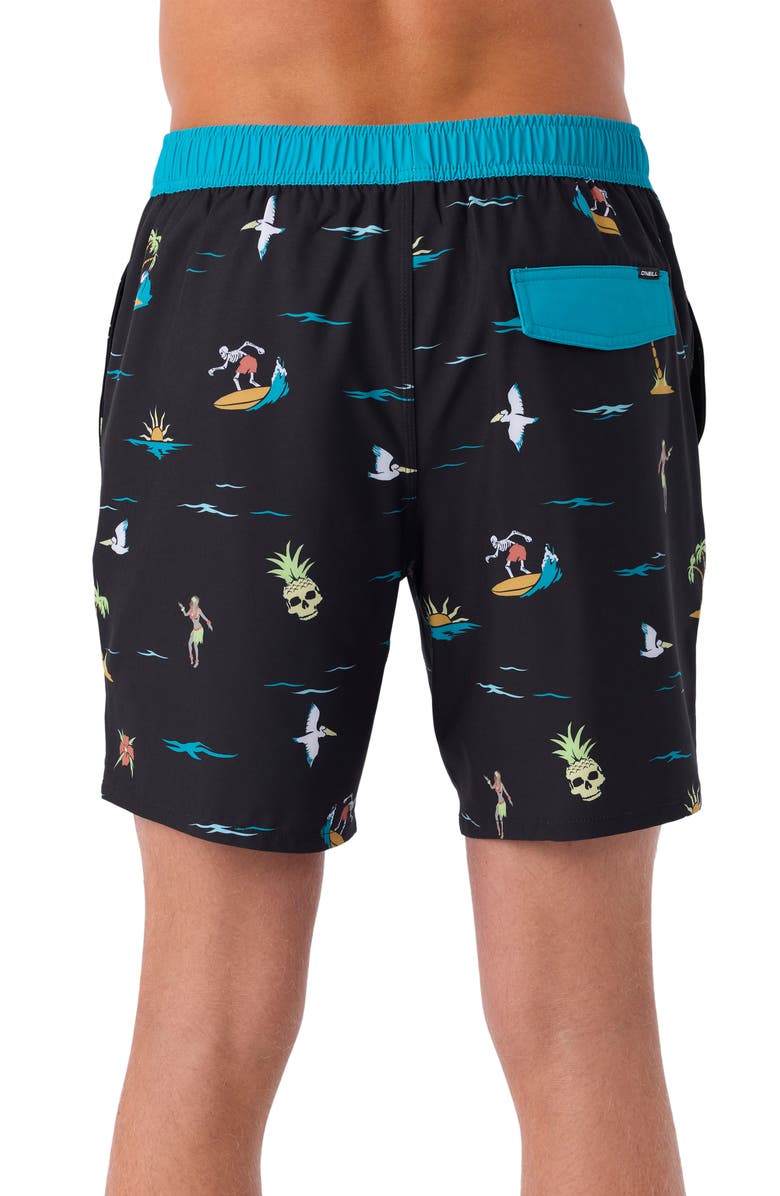 O'Neill Hermosa Swim Trunks, Alternate, color, Black 4