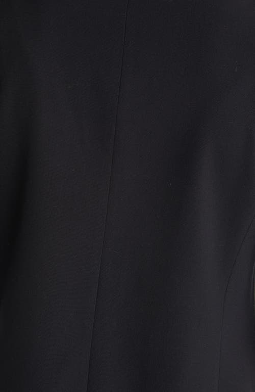 Halogen V-neck Open Front Jacket In Black