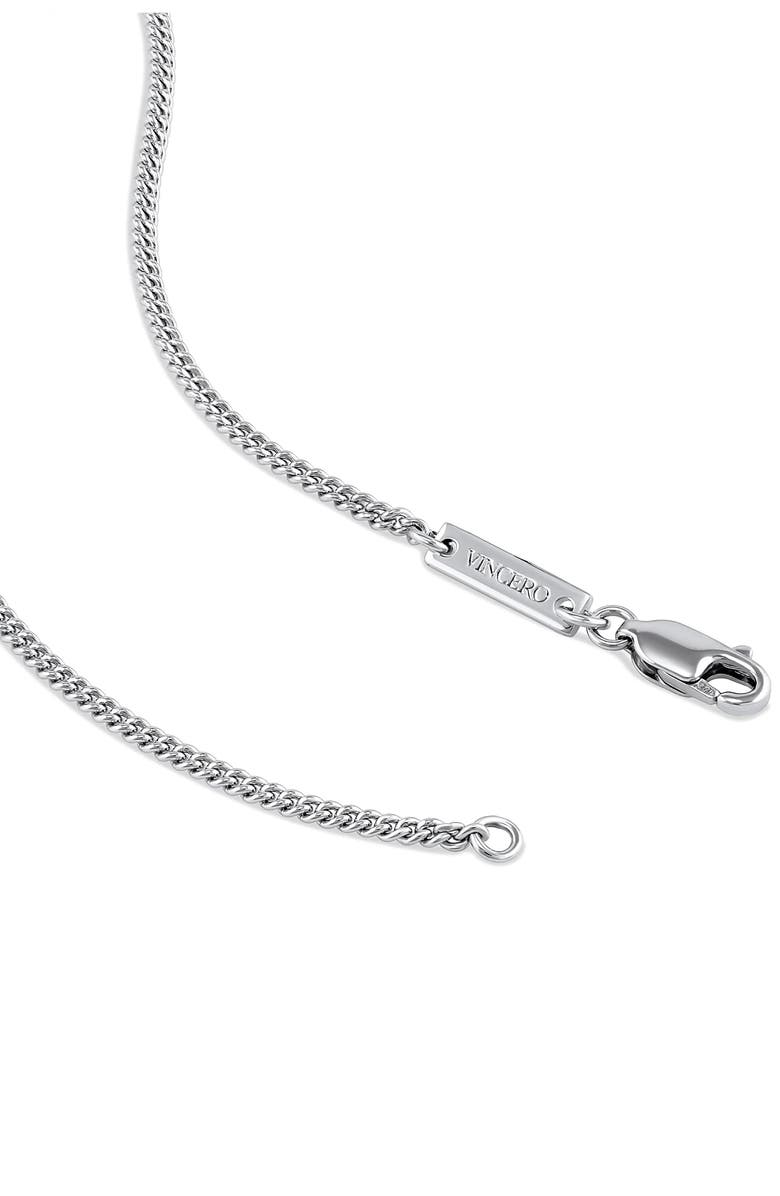 Vincero Dagger Pendant Necklace, Alternate, color, Silver/ Black Onyx