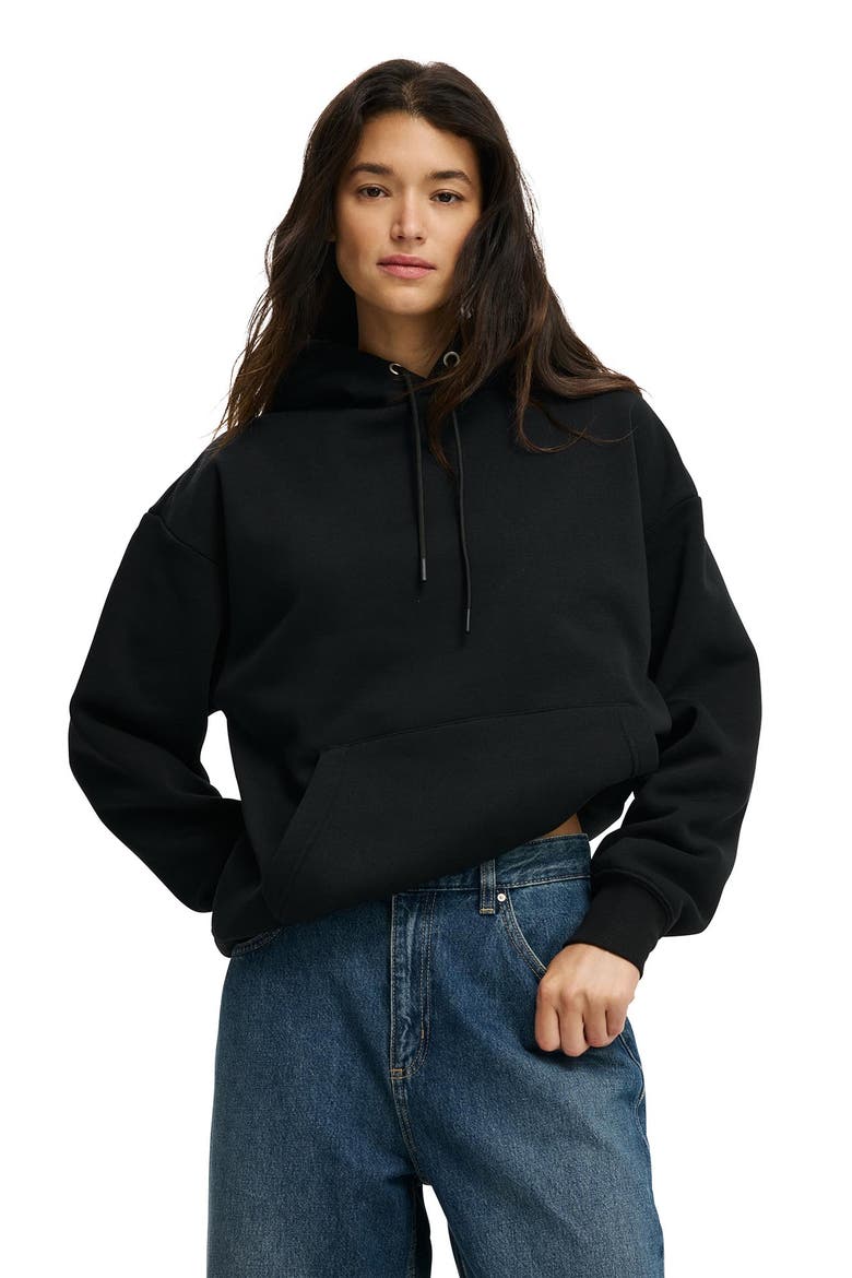 Women's Premium Oversized Hoodie, Main, color, Black