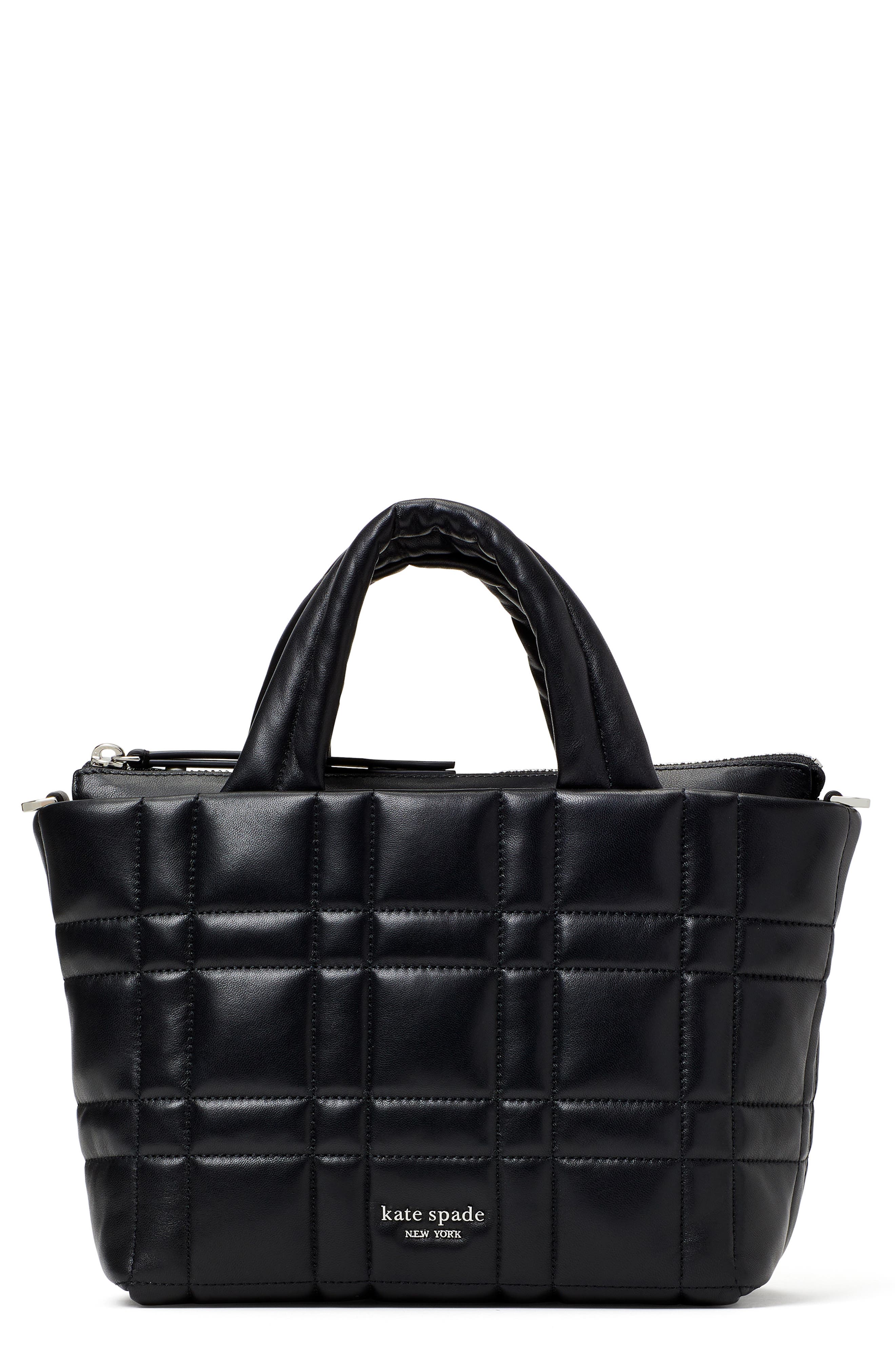 Kate Spade New York mini softwhere quilted leather tote, Main, color, 