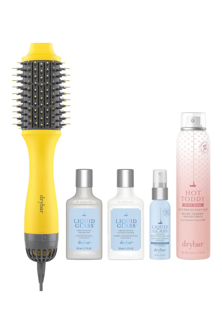 The Double Shot Round Blow-Dryer Brush Set-$214 Value, Main, color, NO COLOR