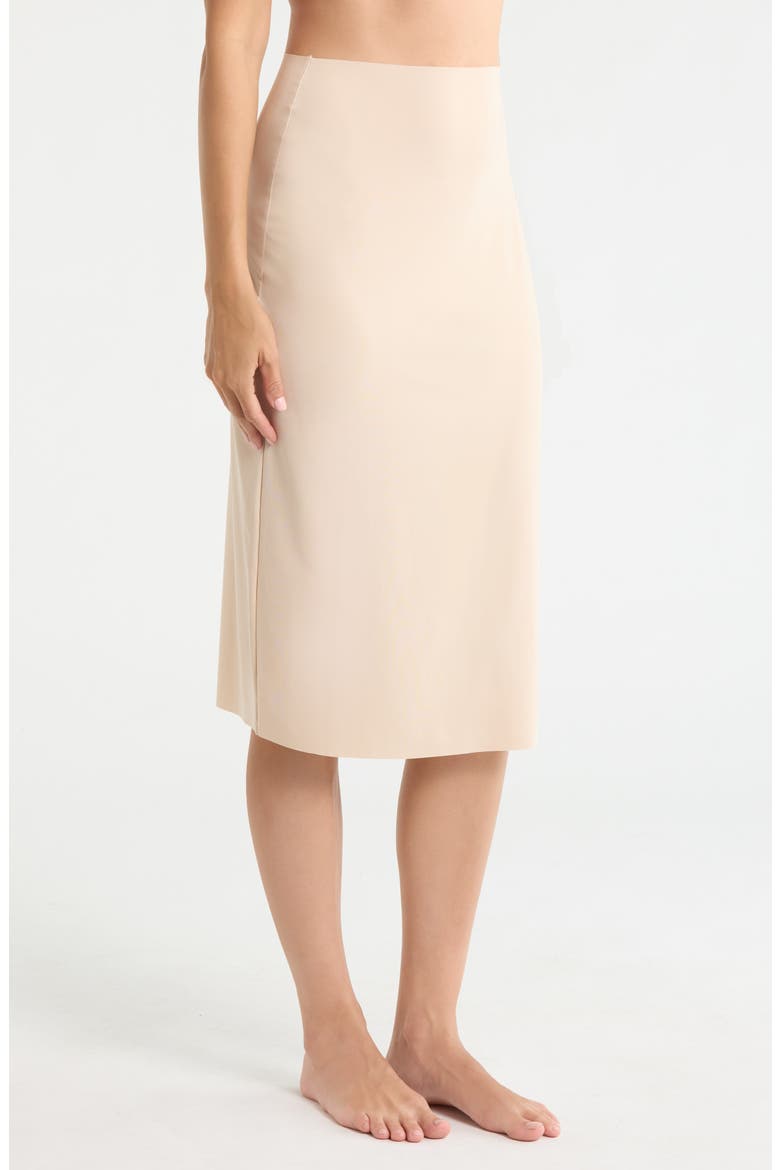 Invisible Edge Slip Skirt, Alternate, color, BEIGE SMOKE