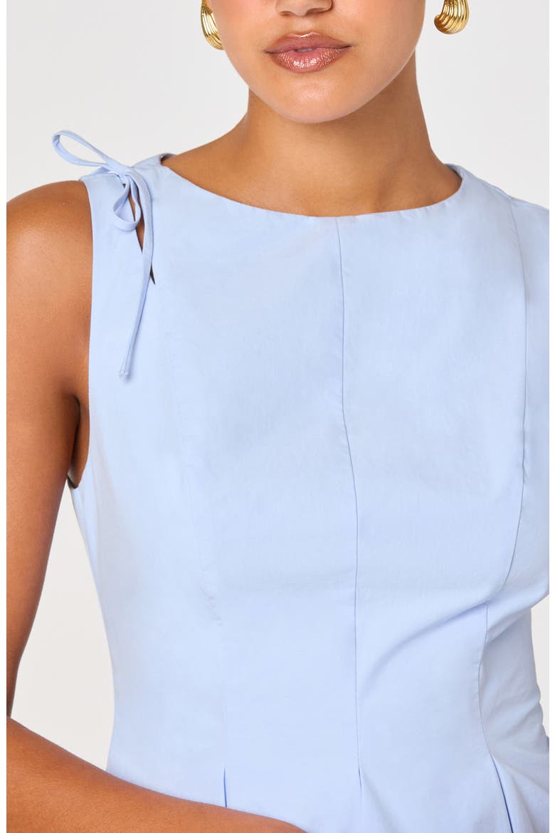 Kalish Sleeveless Peplum Top, Alternate, color, BLUE