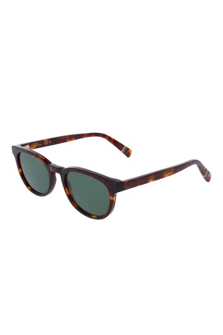 52mm Oval Sunglasses, Alternate, color, DARK HAVANA