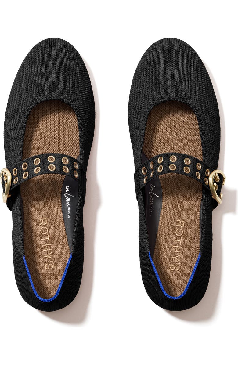 Rothy's The Ballet Mary Jane, Main, color, Black