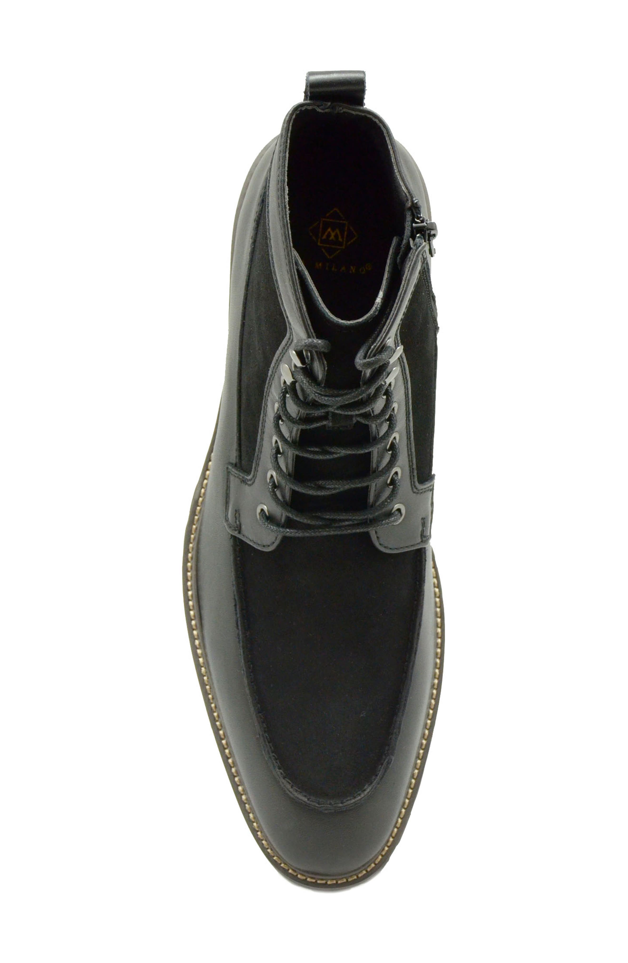 La Milano Hearth II Combat Boot, Alternate, color, Black