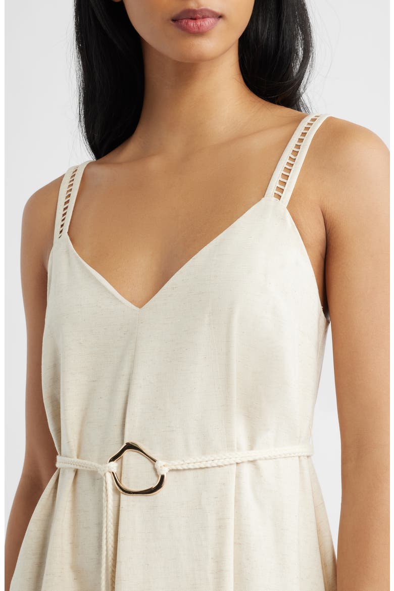 ladder cut dress Giada Ladder Stitch Sleeveless Minidress (Women)