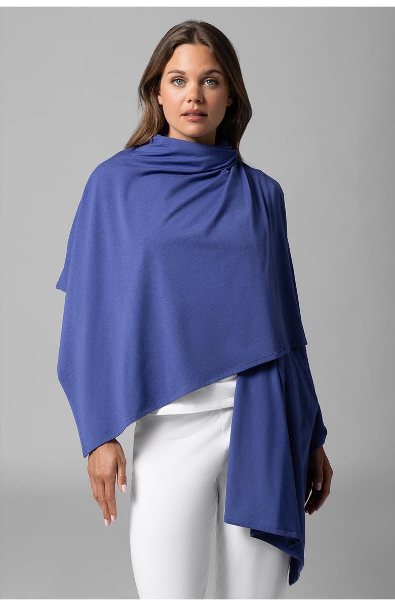 Coolibar Beach Shawl - UPF 50+ Sun Protection - Sanibel, Alternate, color, Future Dusk