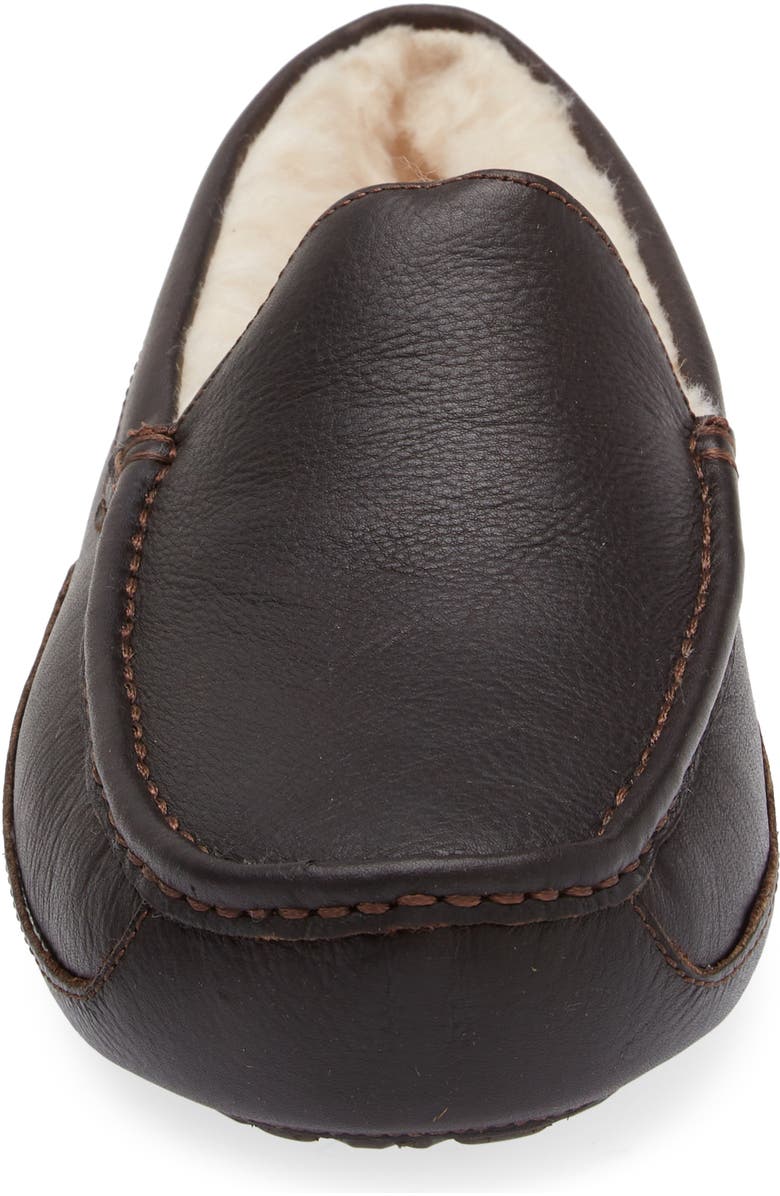 UGG<sup>®</sup> Ascot Loafer Slipper, Alternate, color, Dark Spice
