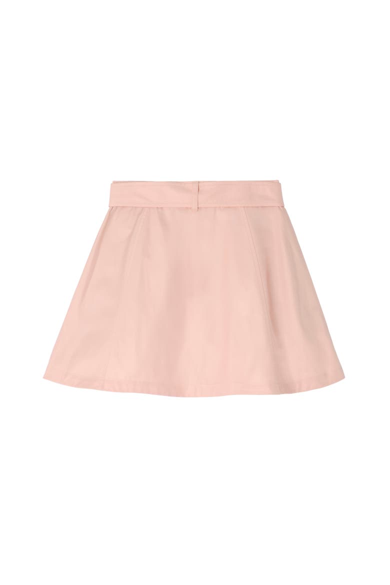Cotton Trench Skirt, Alternate, color, Archive pink