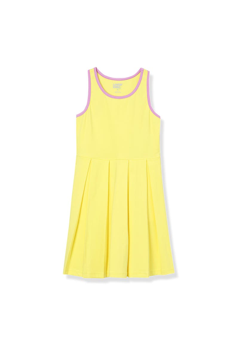 Girls Plus Athletic Active Tank Top Dress, Alternate, color, Limelight