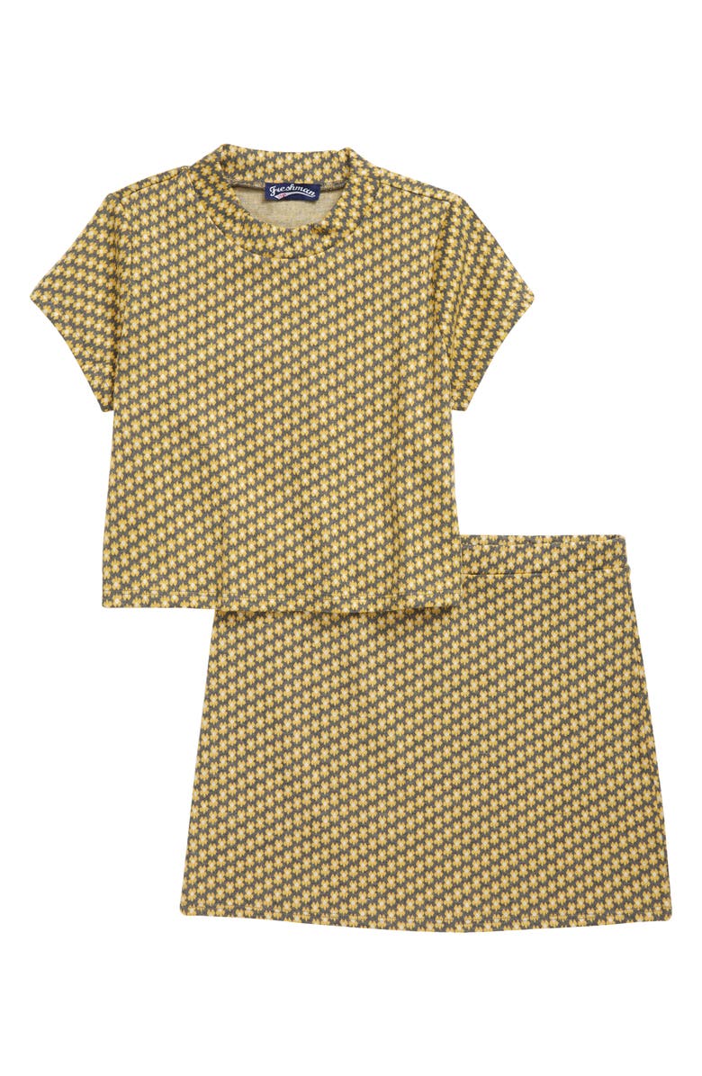 Freshman Kids' Daisy Top & Skirt Set, Main, color, 