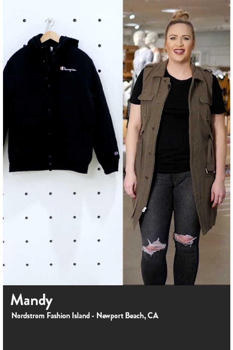 Reverse Weave Puffer Jacket video