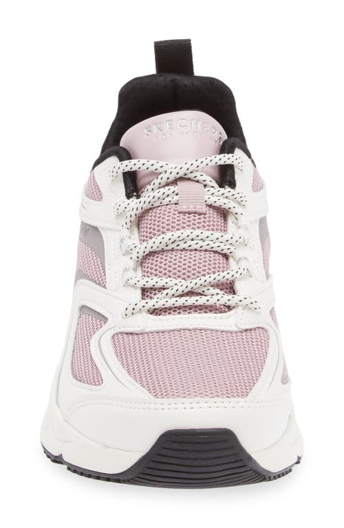 Skechers Tres Air Sneakers In Orange Mix In White/lavender