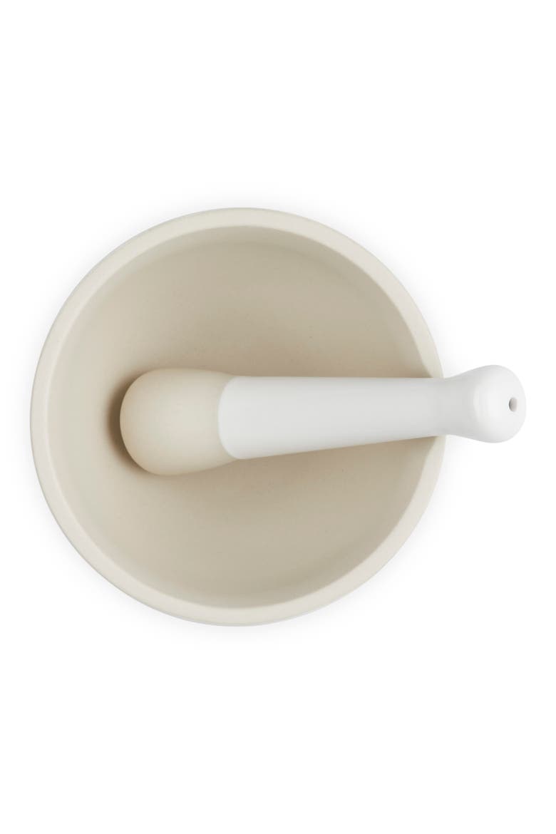 Mortar & Pestle Set, Alternate, color, WHITE