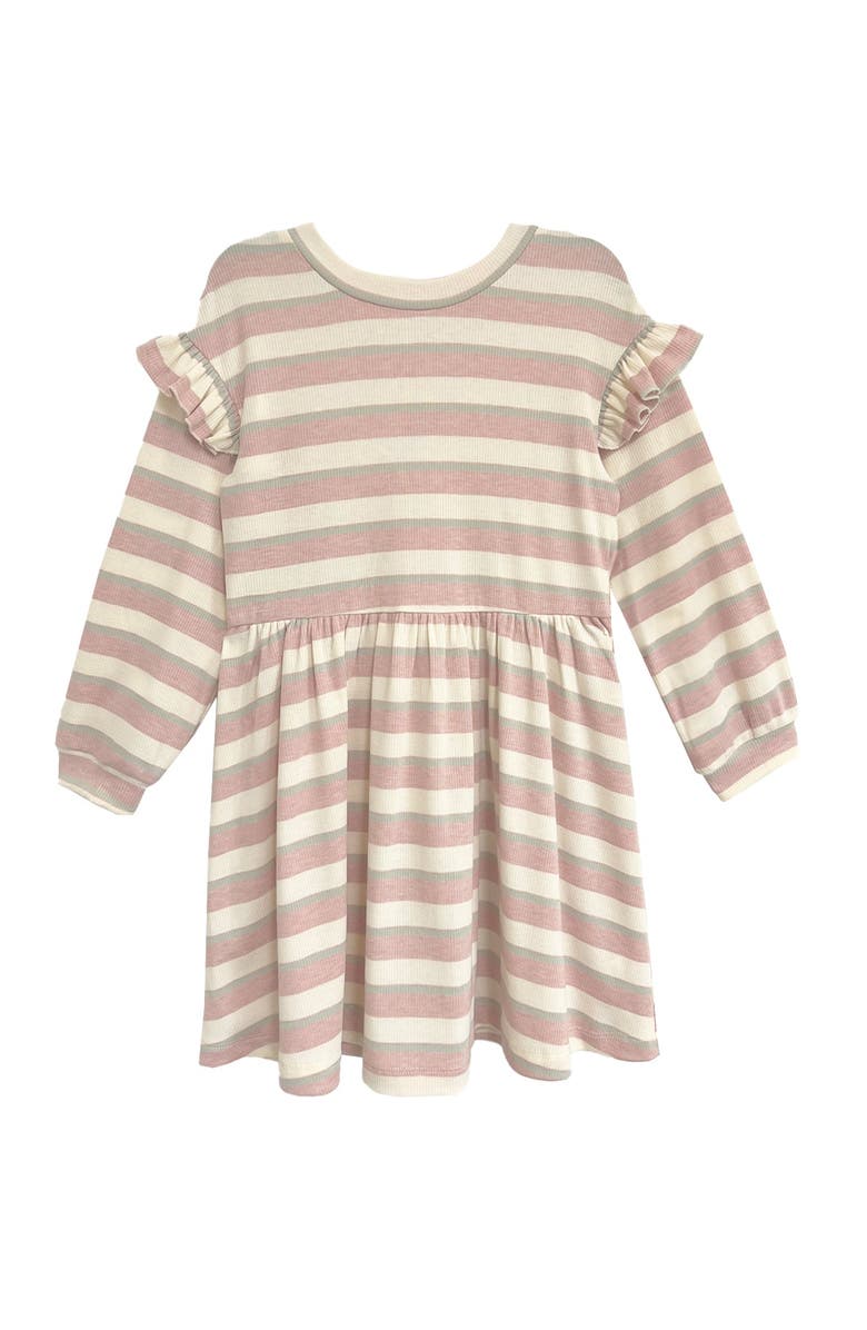 Mabel + Honey Candy Stripe Dress, Main, color, Pink