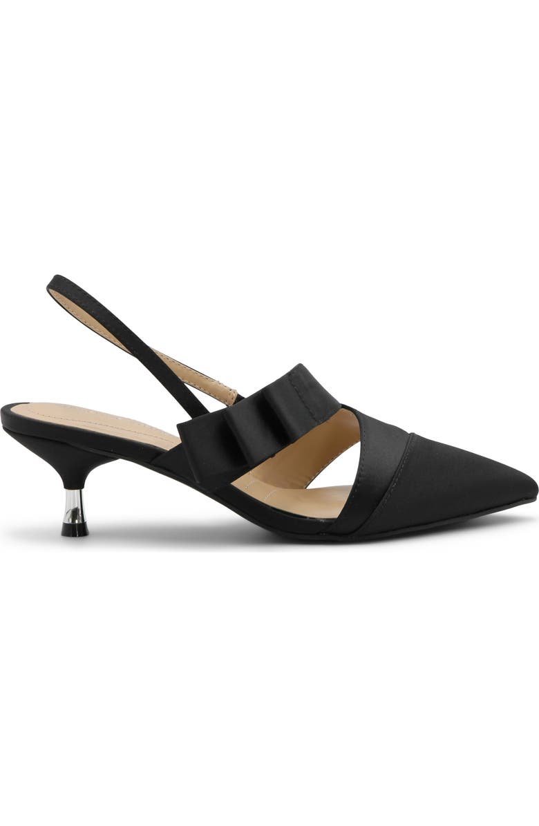 Adrienne Vittadini Sandri Kitten Heel Slingback Pump, Alternate, color, Black St