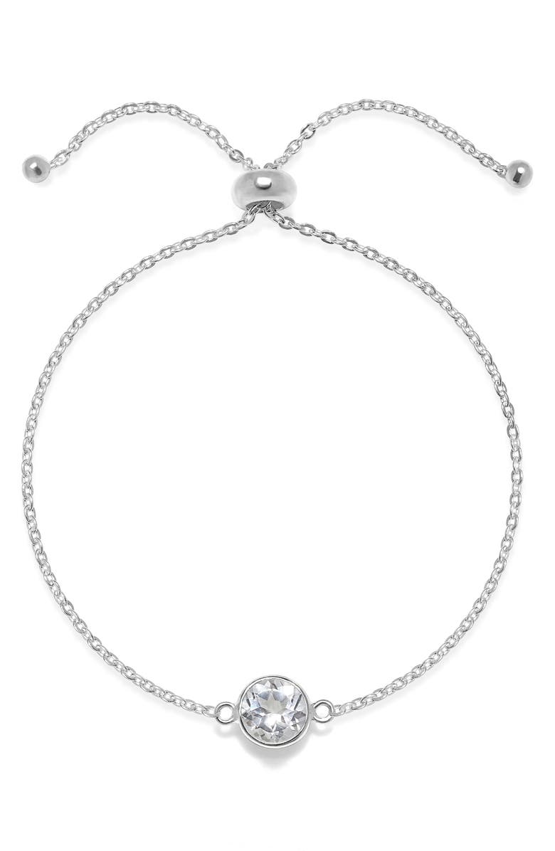 Amelia Rose Birthstone Bracelet, Main, color, 