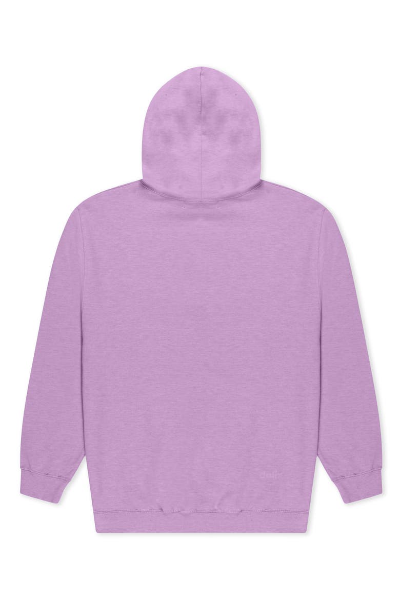 Mens Ghost Midweight Hooded Sweatshirt, Alternate, color, Purple