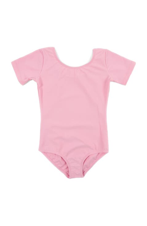 Girls Short Sleeve Leotard