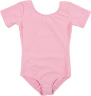 Leveret Girls Short Sleeve Leotard