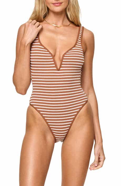 LSPACE Coco Classic Stripe One-Piece Swimsuit