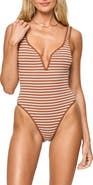 LSPACE Coco Classic Stripe One-Piece Swimsuit