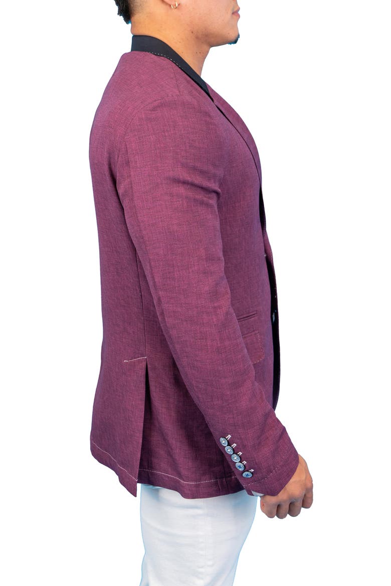 Unconstructed Shadow Blazer, Alternate, color, PINK