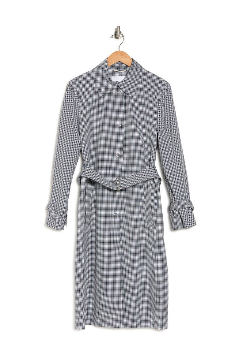 HUGO BOSS Cosephina Check Print Coat, Alternate, color, OPEN MISC