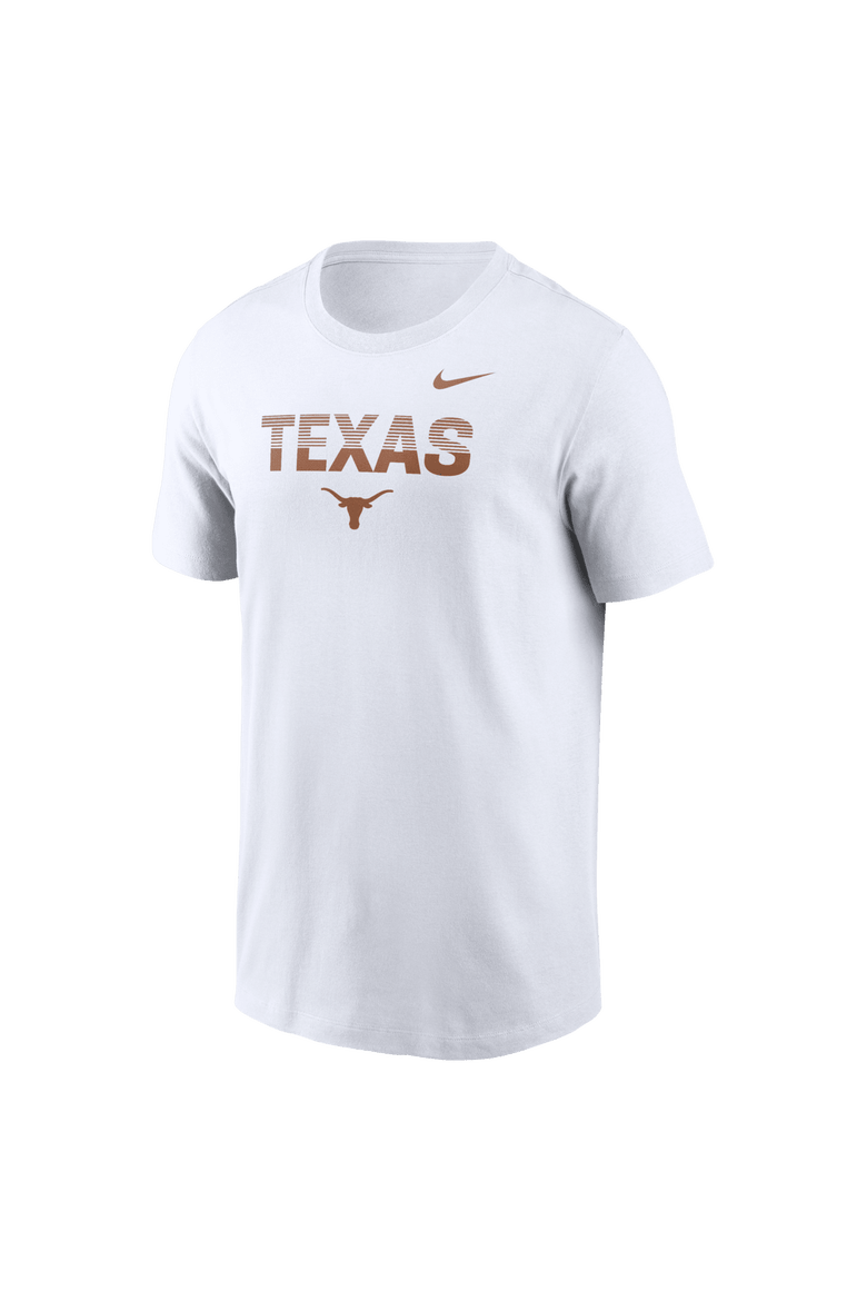 Men's Nike White Texas Longhorns Primetime Kinetic T-Shirt, Alternate, color, White